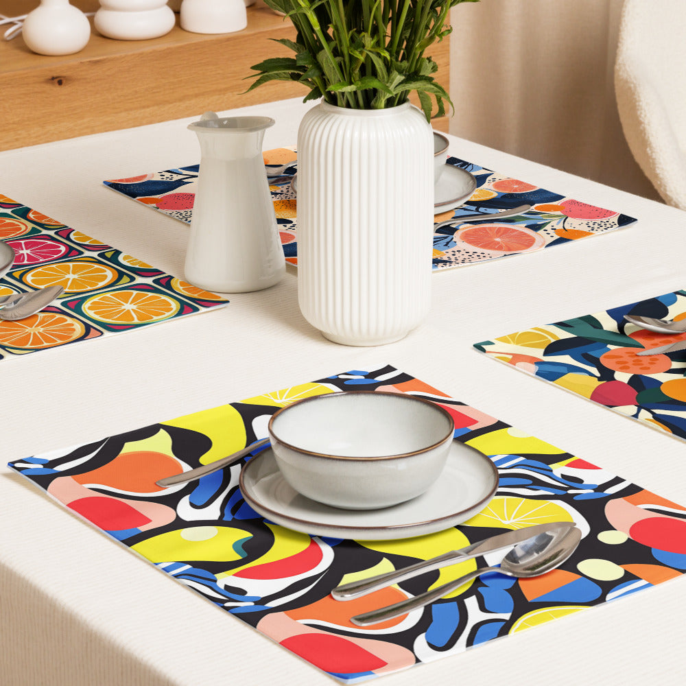 Citrus Abstract Placemats Set СSPM04