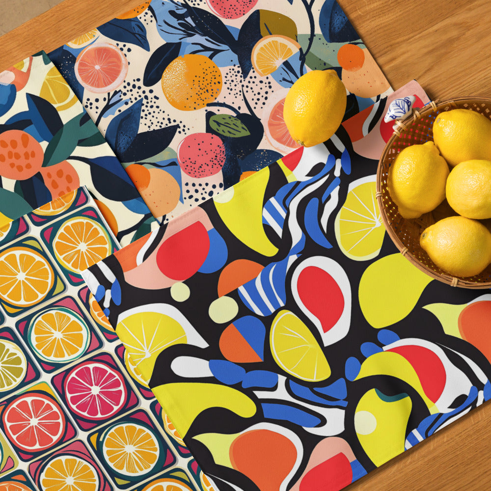 Citrus Abstract Placemats Set СSPM04