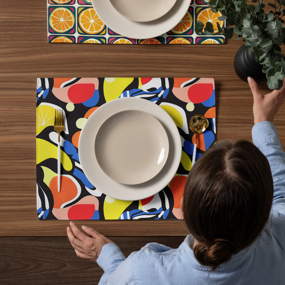 Citrus Abstract Placemats Set СSPM04