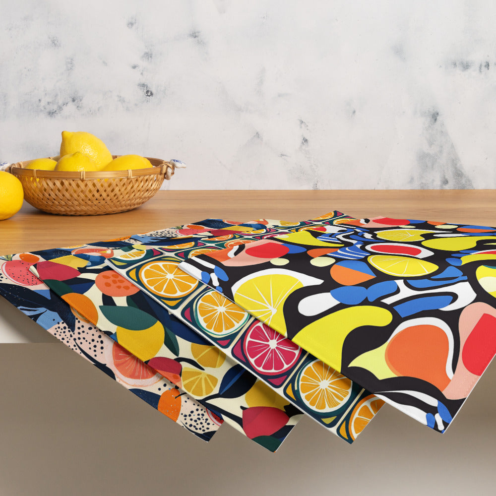 Citrus Abstract Placemats Set СSPM04