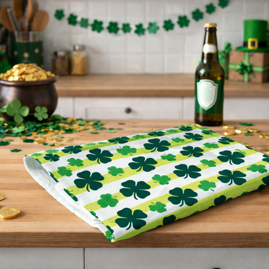 St Patrick’s Day kitchen hand tea towel HTPD01