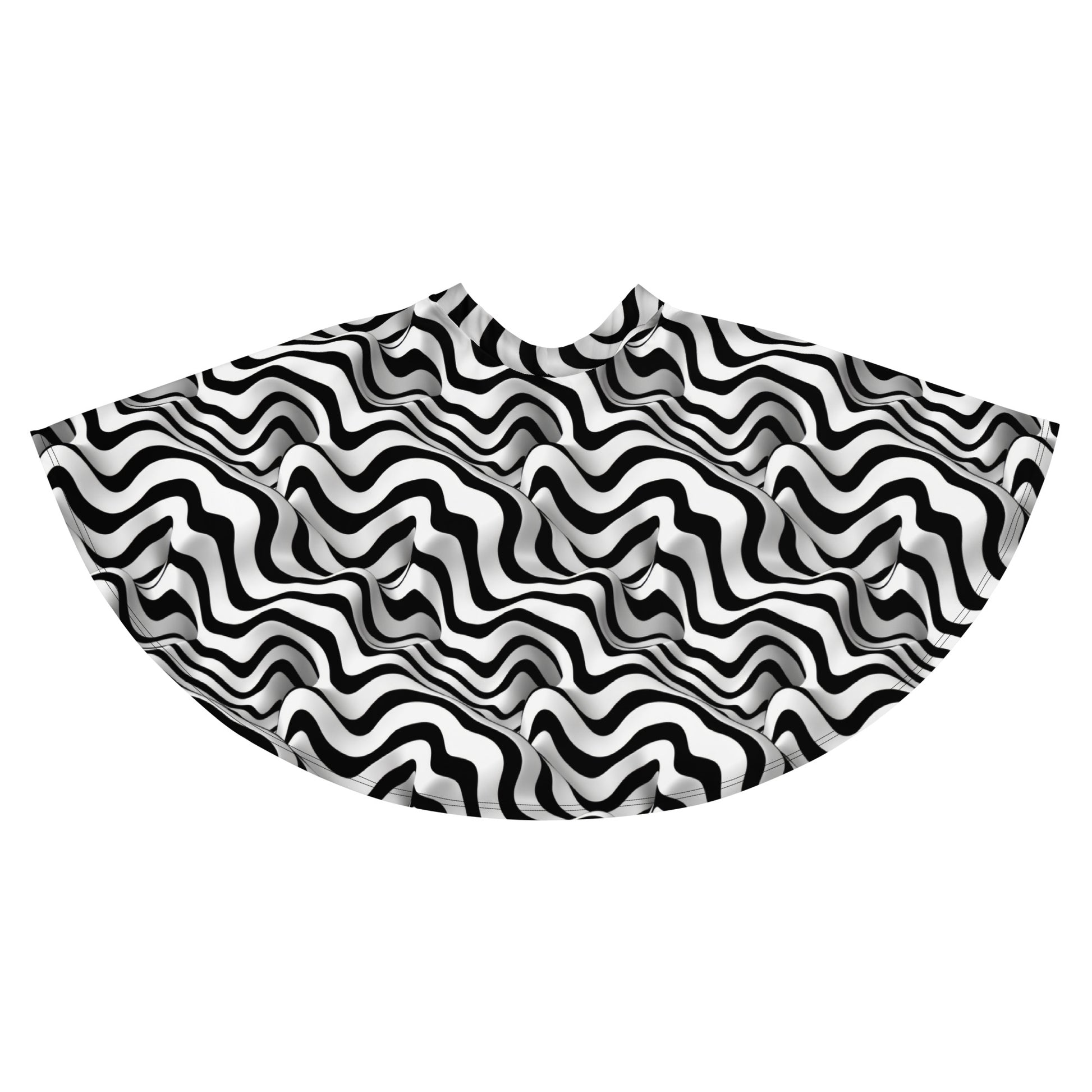 modern geometric pattern skirt femboy streetwear look