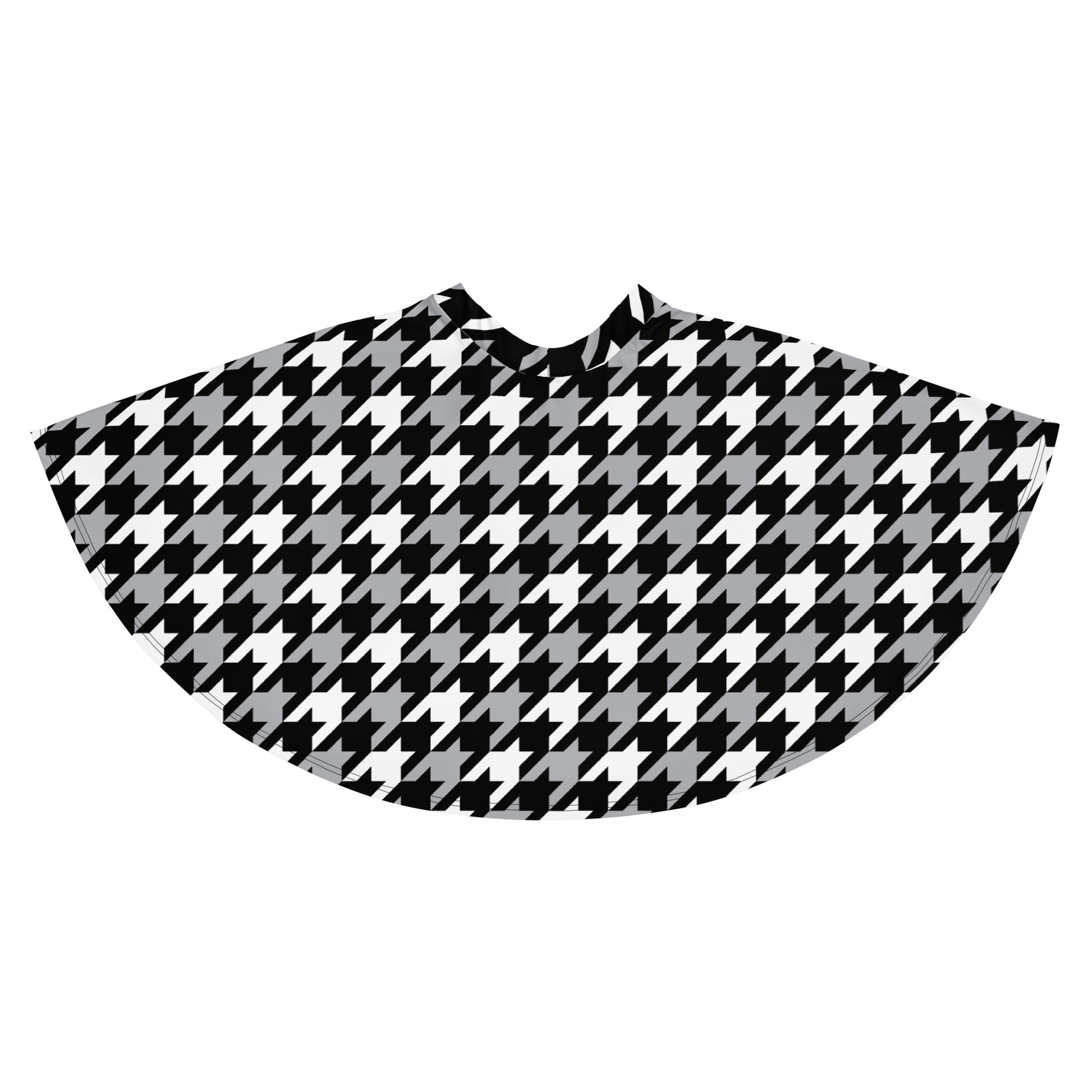 modern houndstooth pattern skirt inclusive gender design